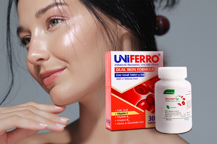 تأثیر قرص آهن بر بهبود رنگ و شادابی پوست